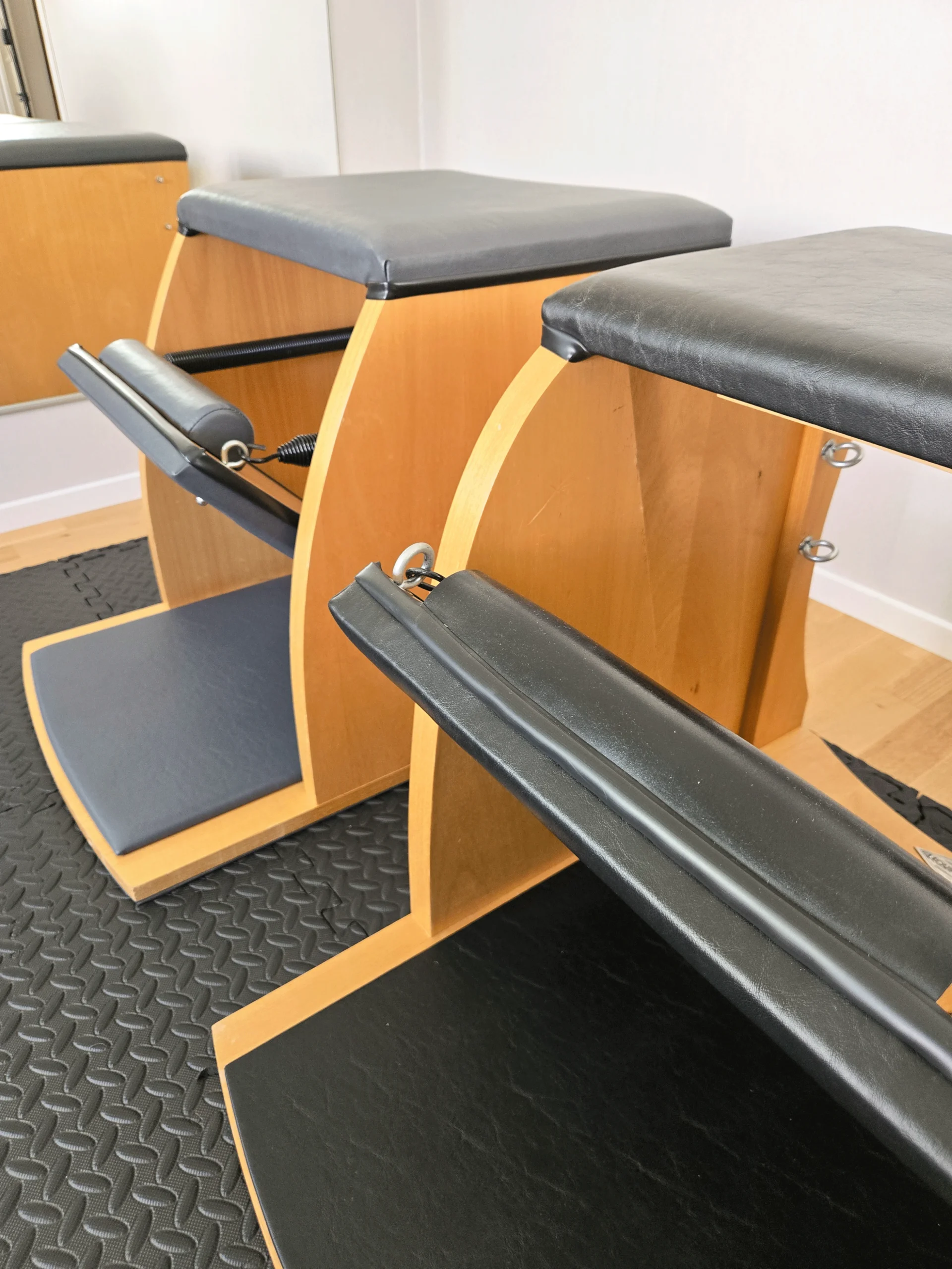 Interior of ART V Pilates studio in Onsala, designed for focused and mindful practice