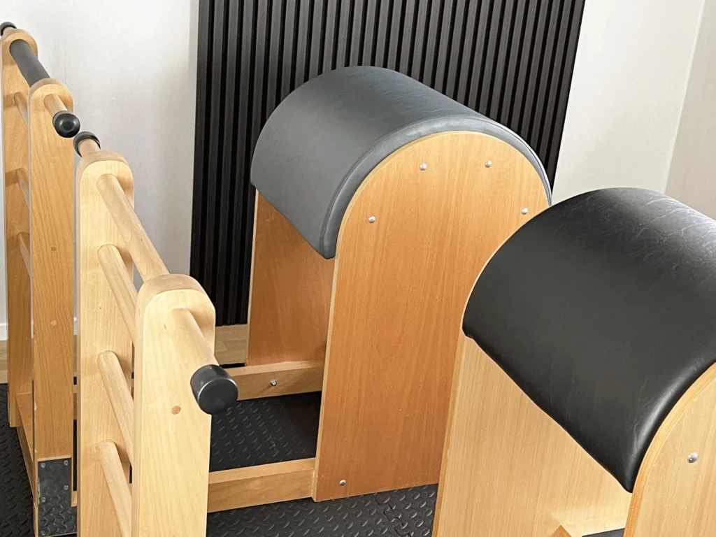 Interior of ART V Pilates studio in Onsala, designed for focused and mindful practice