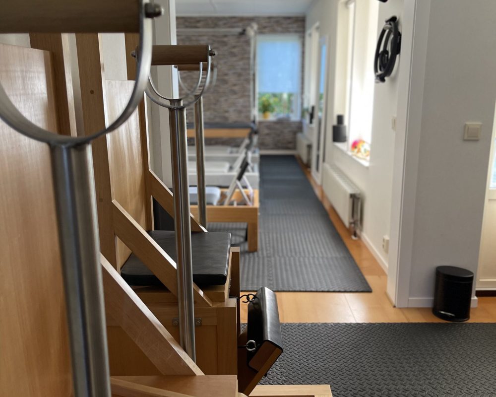 Interior of ART V Pilates studio in Onsala, designed for focused and mindful practice